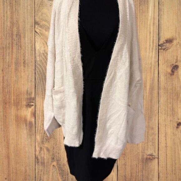 Unbranded Sweaters - &Merci Ivory Open Cardigan  4139  NWT Boutique